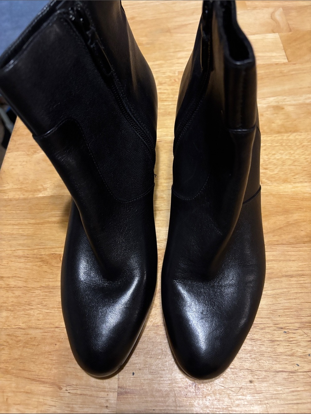 Cole Haan Black Leather Ankle Booties